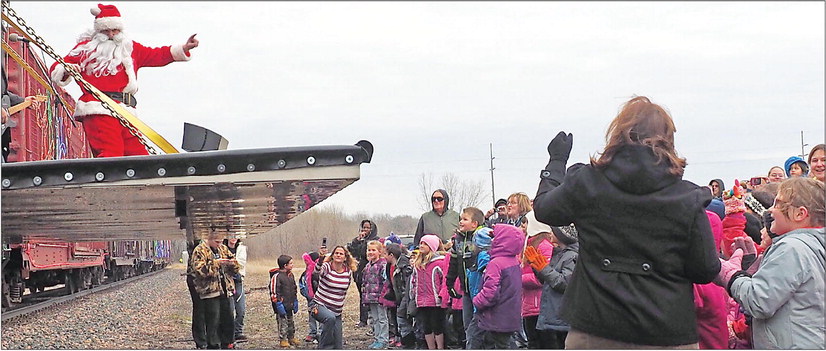 SANTA ROCKS, THEN ROLLS THROUGH CHARLES CITY