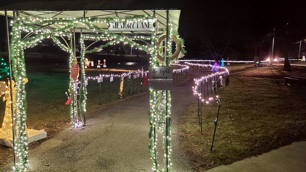 Memory Lane lights up the holiday remembering loved ones who have passed