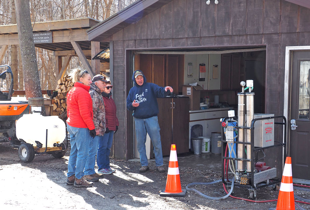 Tosanak’s own maple syrup helps feed the folks at Maple Syrup Fest