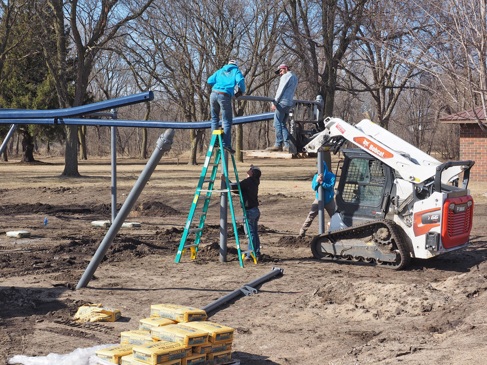 Charles City’s accessible park making progress